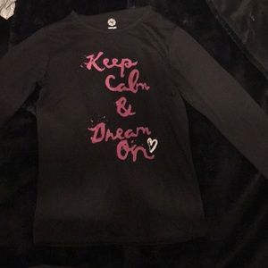 Black long sleeve shirt